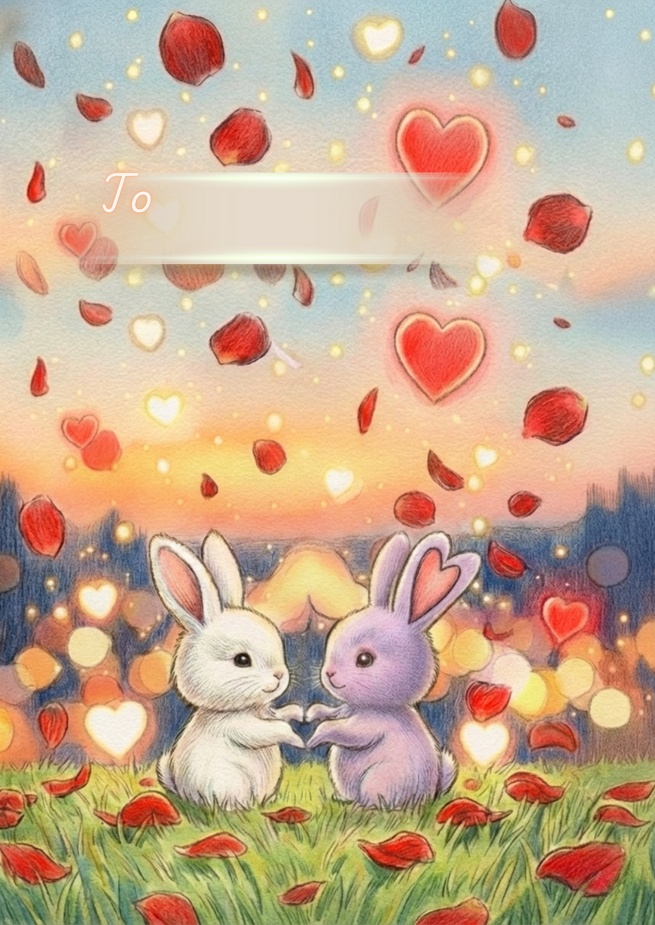 Valentine's Paint Card Cover